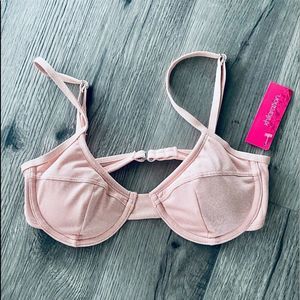 Bikini Tank Underwire Swim Women Swimwear Pink NWT Blush Beach Vacation medium M